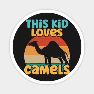 Kids This Kid Loves Camels - Camel lover print Magnet